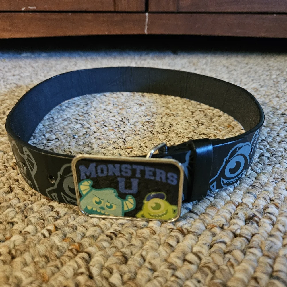 Disney Pixar Monsters Inc Monsters U Kids Belt